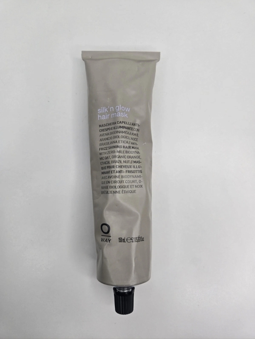 OWAY Silk N Glow Hair Mask 150ml 5.1oz Anti Frizz Shine Treatment Exp 01/2028